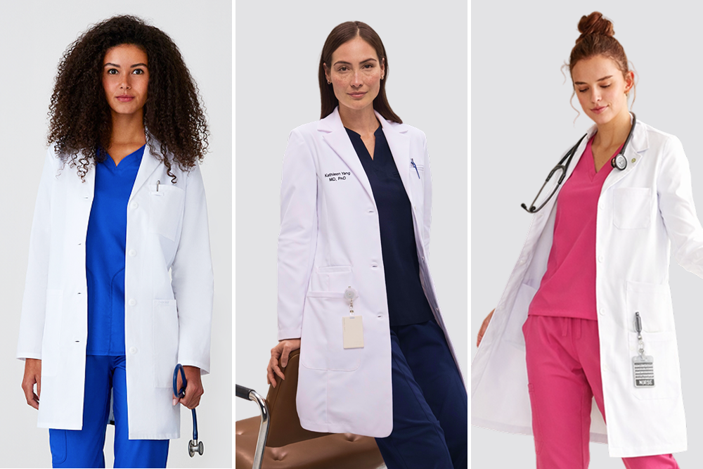 3 Stylish Lab Coats for Students, Doctors and Nurses