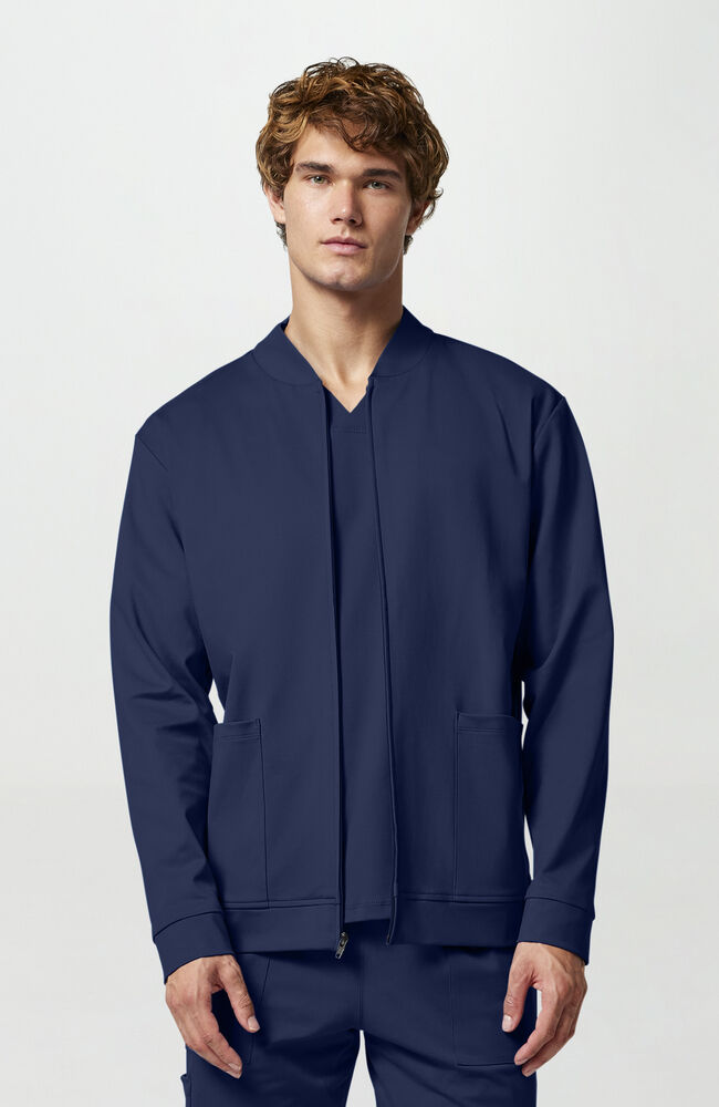 Men's Zip Front Warm-Up Scrub Jacket – AllHeart