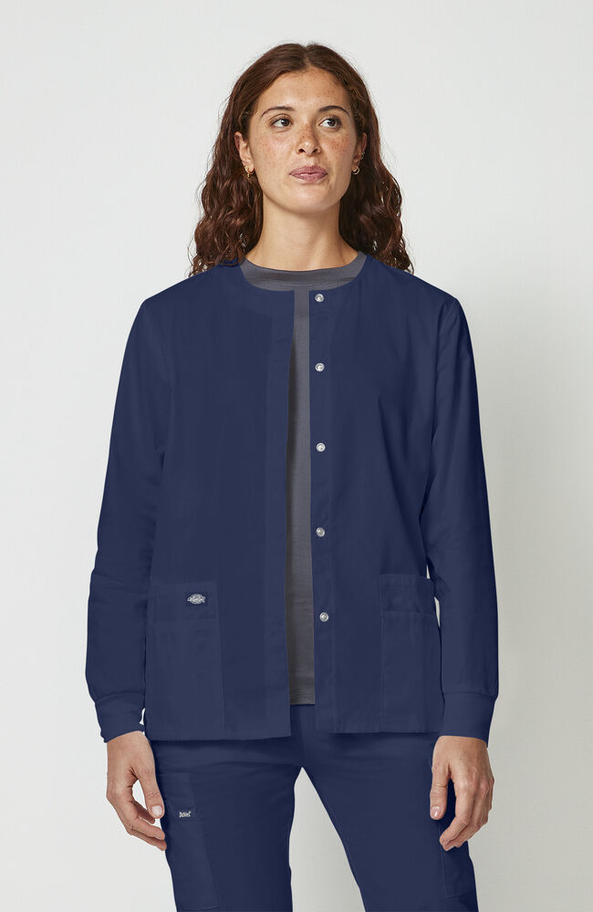 EDS Signature by Dickies Women's Snap Front Scrub Jacket
