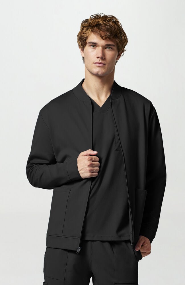 AK Button メンズウェア Men's Zip Front Warm-Up Scrub Jacket – AllHeart