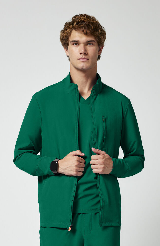 Men's Zip Front Scrub Jacket – AllHeart