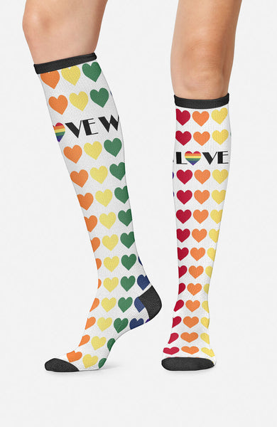 Women's Knee High 10-15 mmHg Print Support Sock | Cherokee – AllHeart