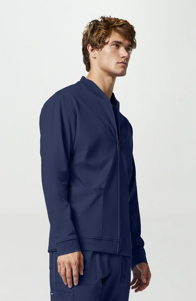 Men's Zip Front Warm-Up Scrub Jacket – AllHeart
