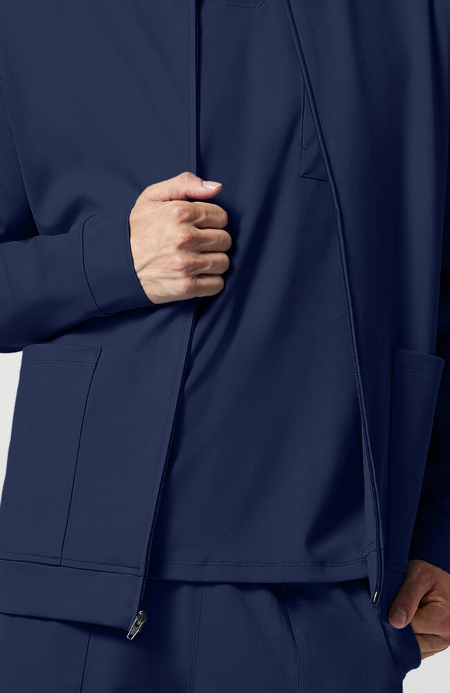 Men's Zip Front Warm-Up Scrub Jacket – AllHeart