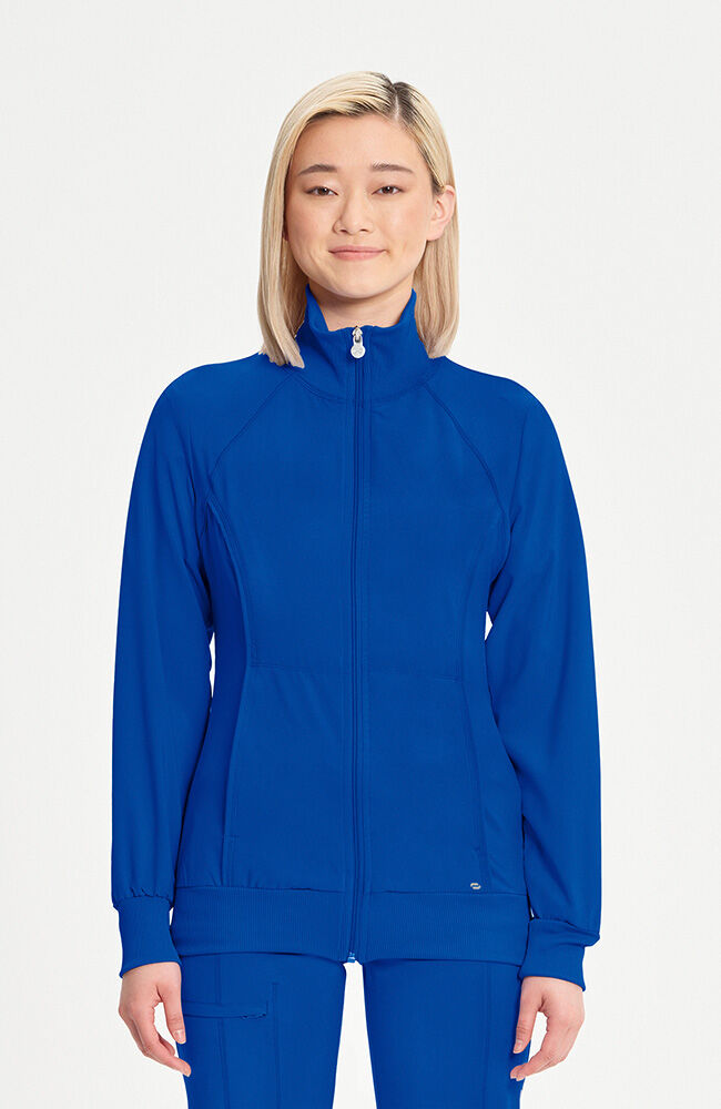 Women's Zip Front Warm Up Scrub Jacket | Cherokee – AllHeart