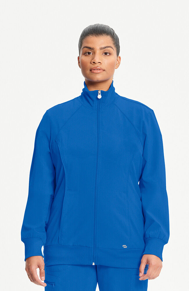 Women's Zip Front Warm Up Scrub Jacket | Cherokee – AllHeart