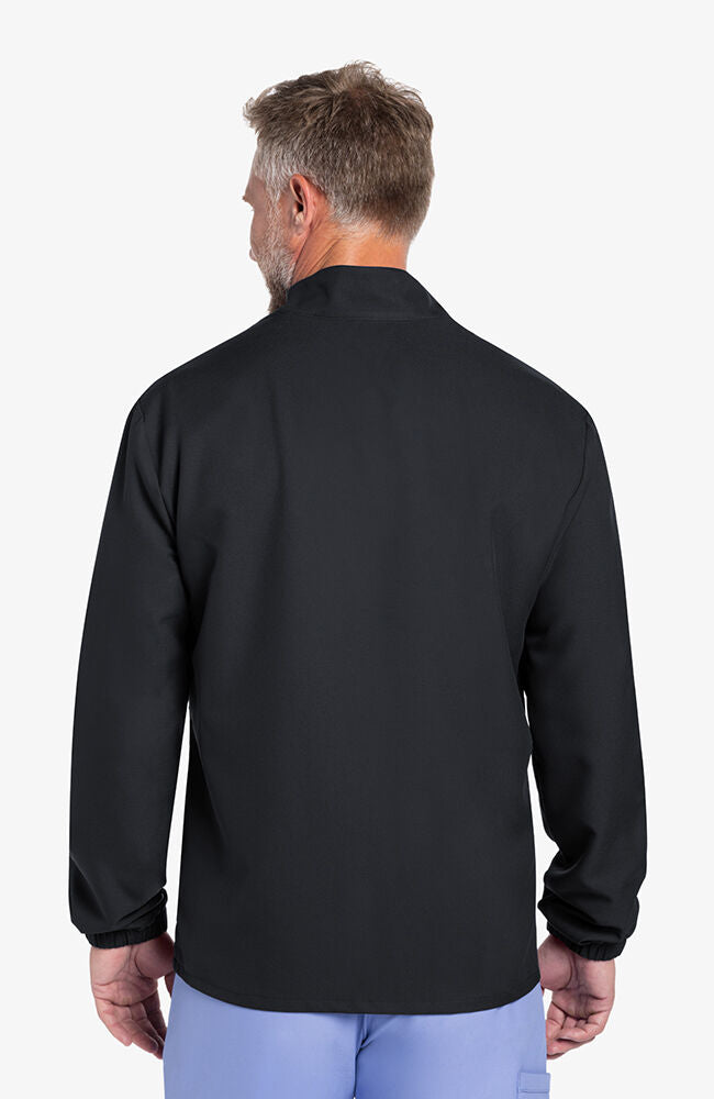 Men's 2-Pocket Zip-Front Warm Up Scrub Jacket – AllHeart