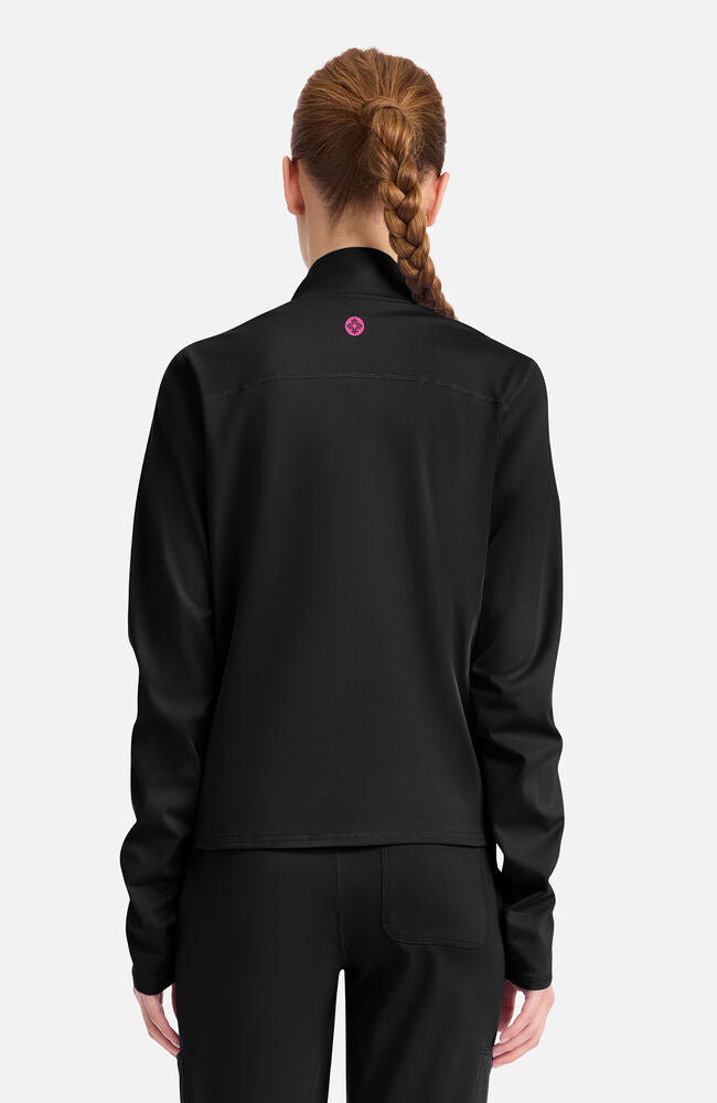 Women's Warm Knit Zip Front Scrub Jacket | AllHeart.com