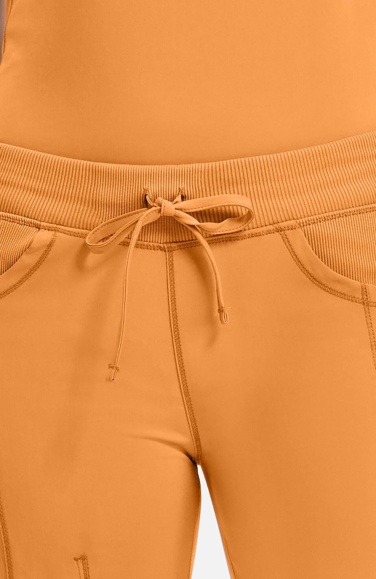 Women's Rib Knit Drawstring Waist Scrub Pant – AllHeart