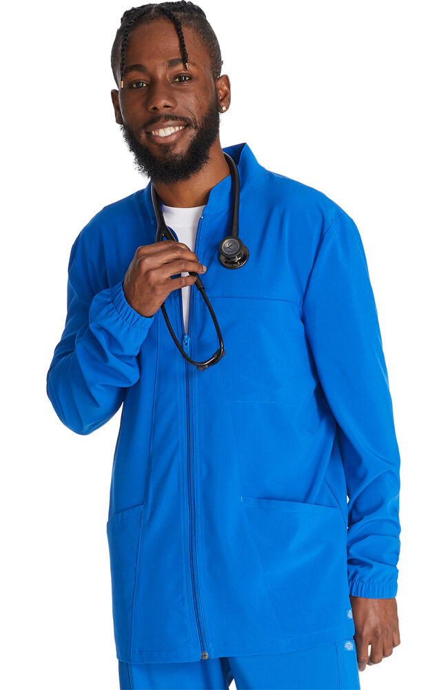 Men's Zip Front 3 Pocket Scrub Jacket | AllHeart.com