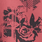 Women's Grunge N Roses Print Scrub Top, gnr