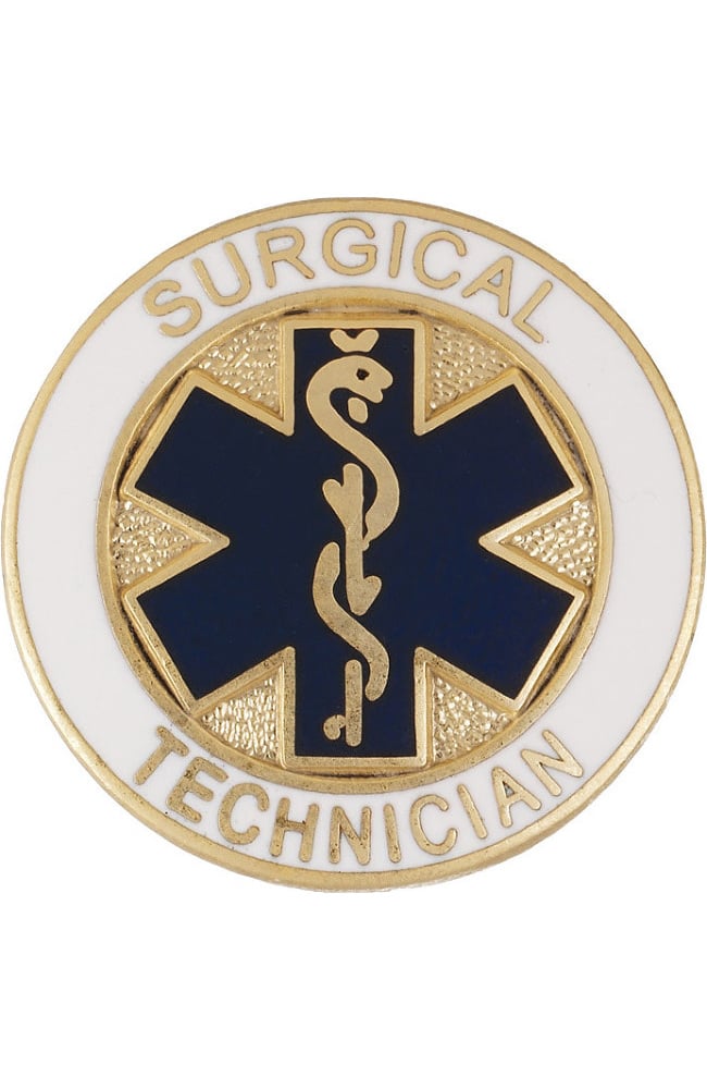 Prestige Medical Emblem Pin Surgical Technician