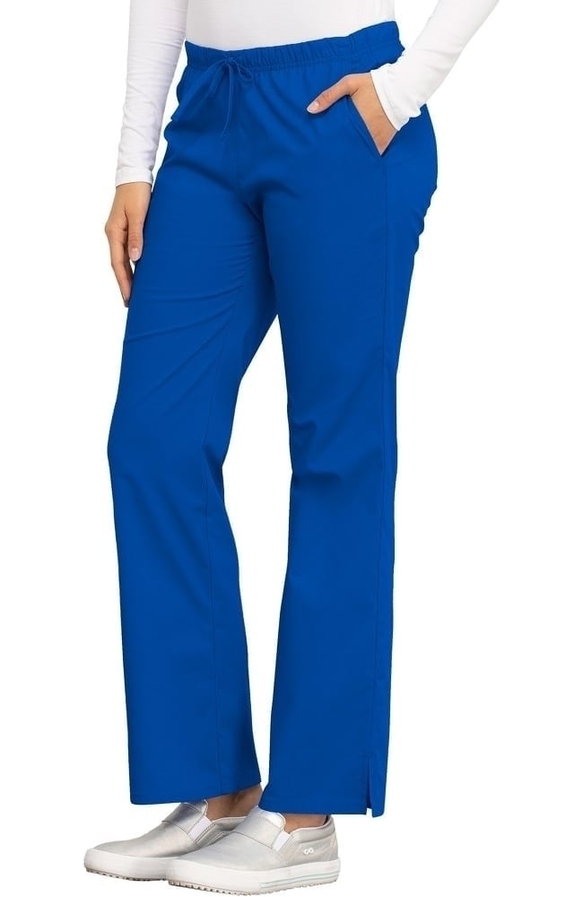 Amazon.com: Cherokee Form Women Scrubs Pant Mid Rise Moderate Flare Leg  Pull-on CK091P, XS Petite, Sky Blue: Clothing, Shoes & Jewelry